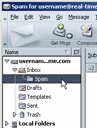 Confirm Spam Folder
