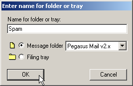 Name Folder Spam