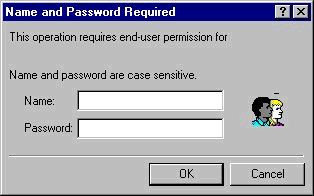 Enter Username and Password - click OK